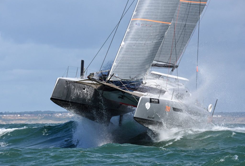 hissy fit on the round the island race 2016. photo taken by james tomlinso