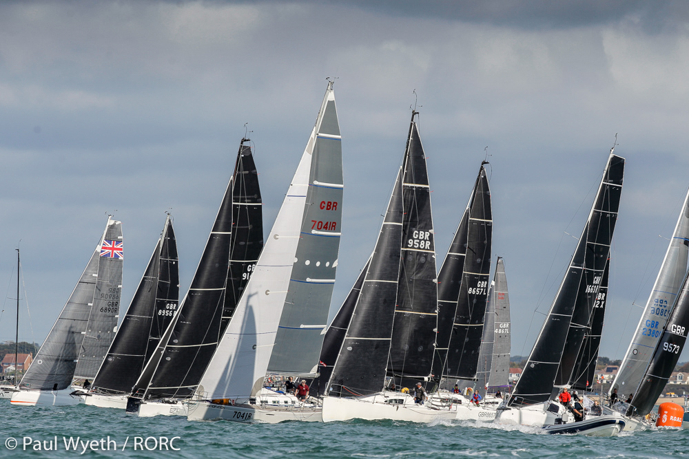 Strong competition on the first of the two day IRC Two-Handed National Championship regatta © Paul Wyeth/pwpictures.com