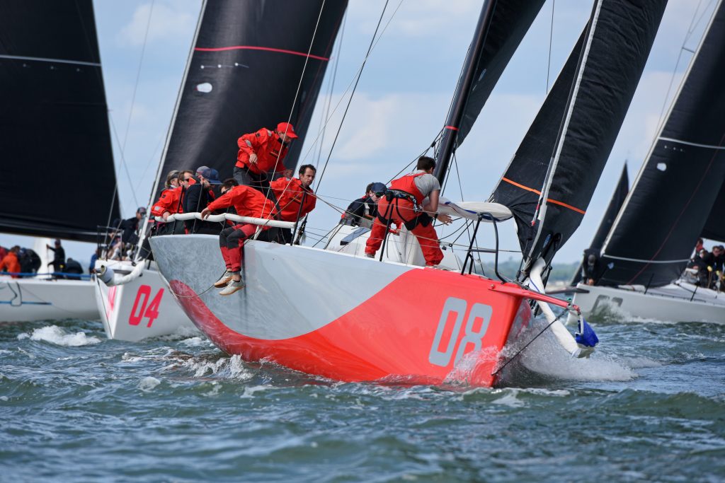 Ed Fishwick's GP42 Redshift (Rick Tomlinson) Image from 2019 RORC Vice Admirals Cup.