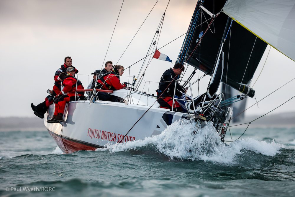 The Army Sailing Association’s Fujitsu British Soldier © RORC/Paul Wyeth 