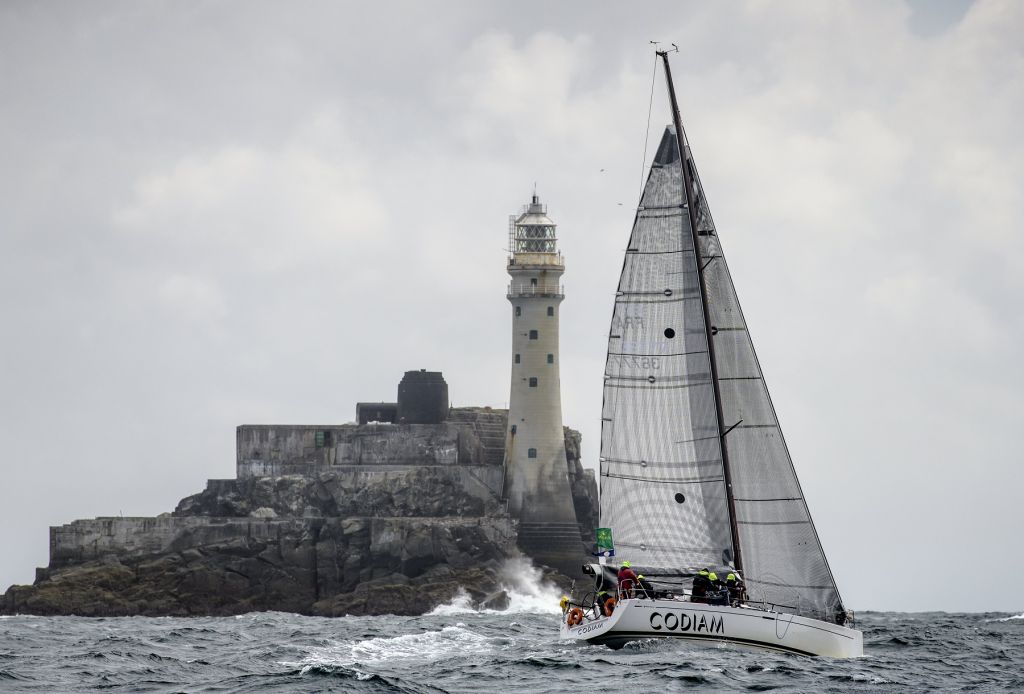 Seventh Rolex Fastnet Race for Nicolas Loday and Jean Claude Nicoleau - Grand Soleil 43 Codiam © Rolex/Kurt Arrigo