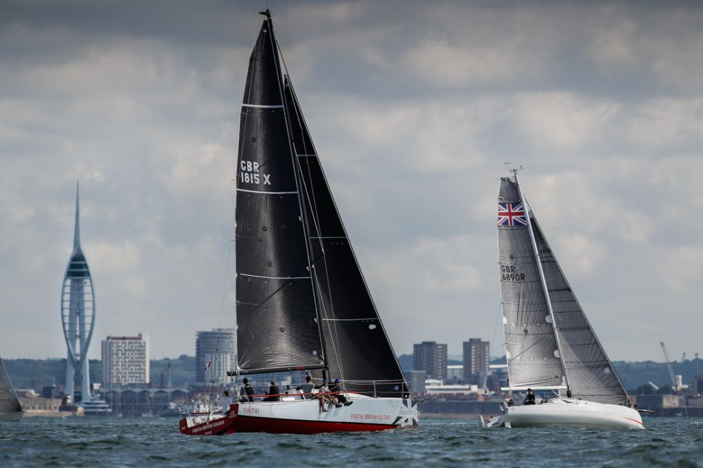 Sun Fast 3600 Fujitsu British Soldier and skippered by Henry Foster © Paul Wyeth/RORC