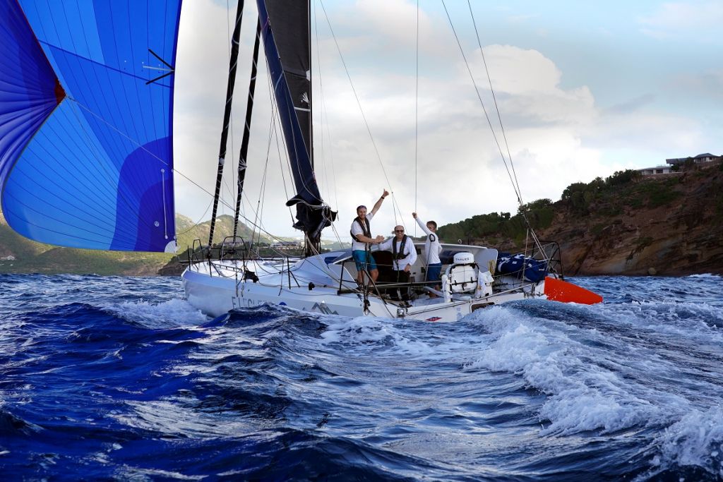 Overall winner of the 2021 RORC Transatlantic Race - Olivier Magre's French Class40 Palanad 3  © Ed Gifford/RORC