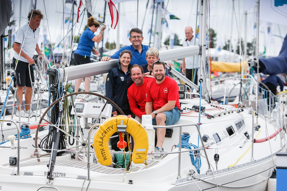 Seventh Rolex Fastnet Race for Chris and Vanessa Choules' With Alacrity - the leading Sigma 38 for the 2021 RORC season  © Paul Wyeth/www.pwpictures.com