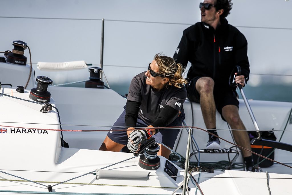 Competing in this year’s Rolex Fastnet Race are many of the world’s accomplished as well as highly competitive female sailors -  such as Britain's Dee Caffari racing Two-Handed with James Harayda on Sunfast 3300 Gentoo © Paul Wyeth/pwpictures.com 