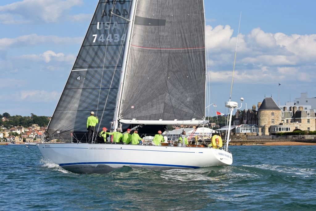 Hiroshi Nakajima’s American S&S 49 Hiro Maru is a one-off aluminium yacht designed in 1969 © Rick Tomlinsonsrc=