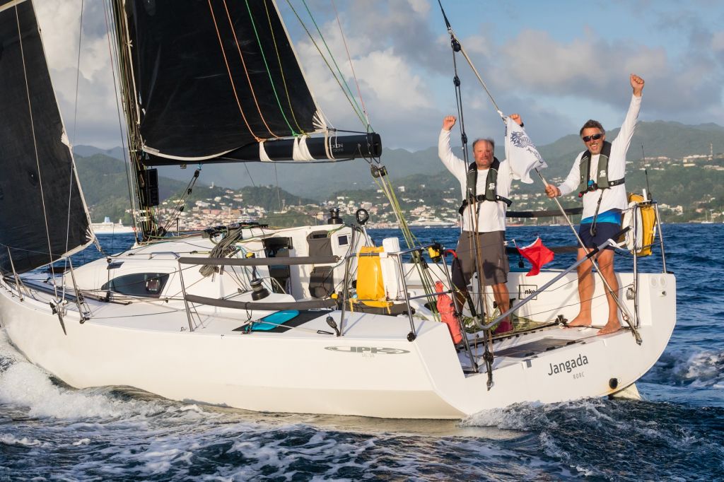 Richard Palmer’s JPK 10.10 has the best shot of breaking France’s winning streak. Racing Two-Handed with Jeremy Waitt © Arthur Daniel/RORC