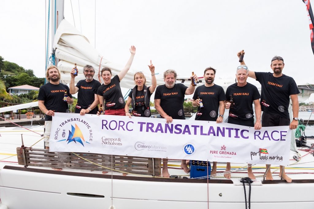 Competing in their third RORC Transatlantic Race - Benedikt Clauberg's First 47.7 © Arthur Daniel