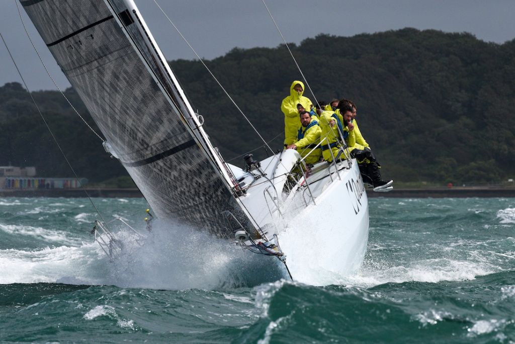 Looking forward to warmer conditions in the Canary Islands and Caribbean - the crew on Jacques Pelletier's 41 L'Ange De Milon  ©James Tomlinsonsrc=