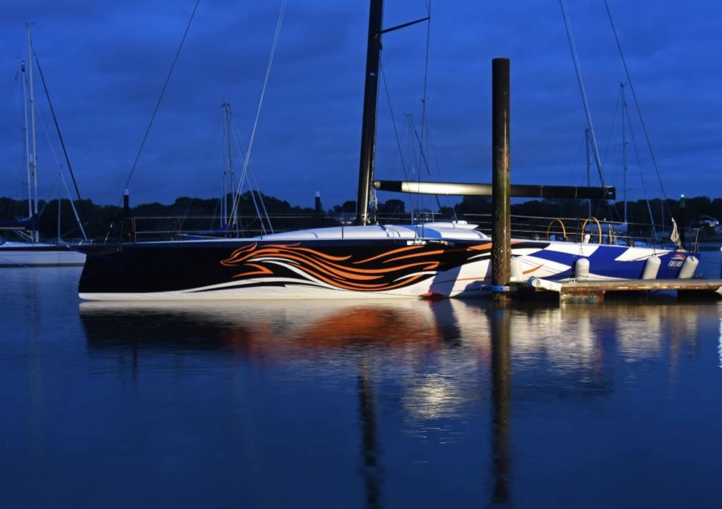 Arto Linnervuo's new foil-driven Infiniti 52R Tulikettu - looking to be the first Finnish crew to win a major RORC race and to win the RORC Season’s Points Championship © Rick Tomlinson/www.rick-tomlinson.com