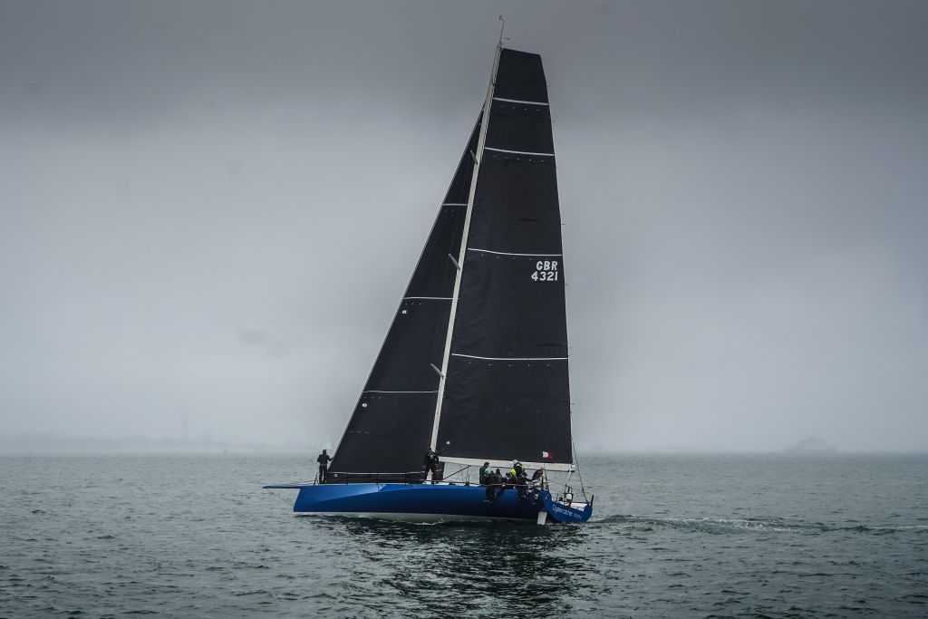 24th Fastnet Race for Richard Matthews competing in his new Oystercatcher XXXV (GBR), a Carkeek-designed 52-footer  © Paul Wyeth/Round the Island Race