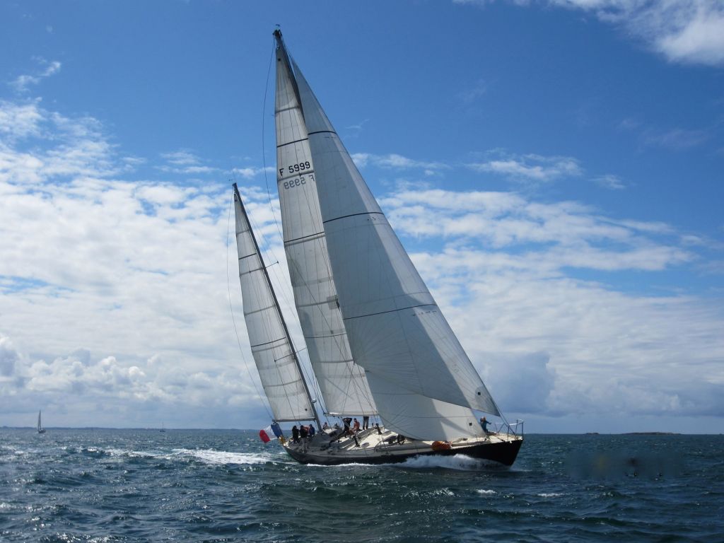 Pen Duick VI - The 73ft aluminium maxi competed in the first Whitbread Round the World Race in 1973-74 and is being sailed by Marie Tabarly © Pen Duick VI