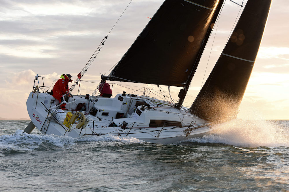 Rob Craigie's Sun Fast 3600 Bellino, racing Two-Handed with Deb Fish © Rick Tomlinson/RORC 