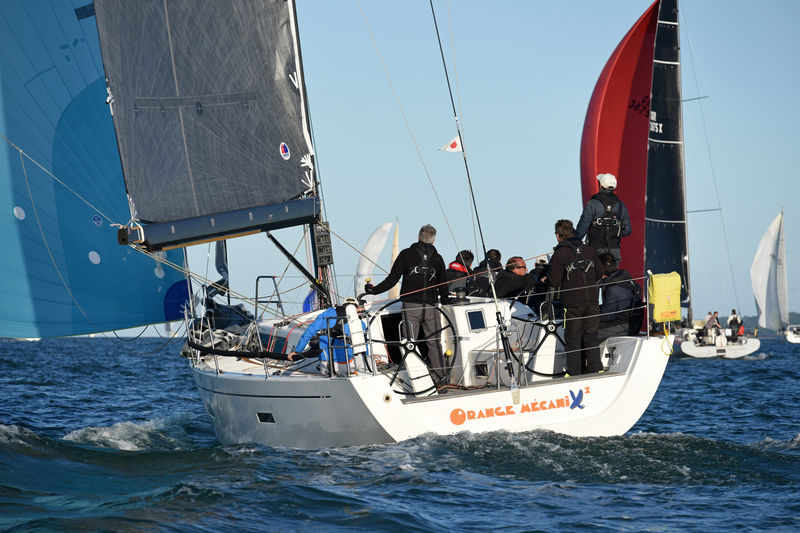 xP44 Orange Mecanix2, skippered by Maxime de Mareuil © Rick Tomlinson/RORC 