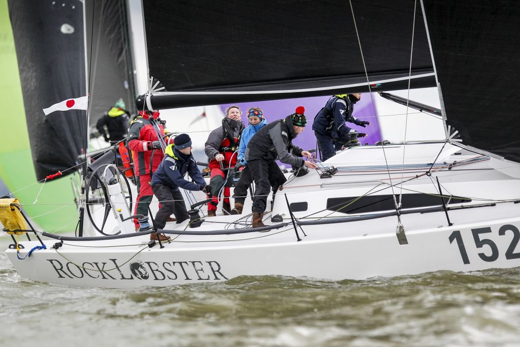 Rock Lobster is a J/121 owned by Nick Angel and sailed with a young crew © Paul Wyeth/pwpictures.com