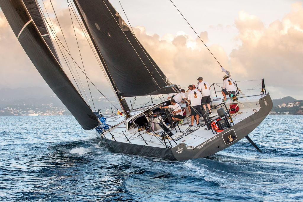 Arriving in the sunny Caribbean after the Atlantic crossing in the RORC Transatlantic Race © Arthur Daniel