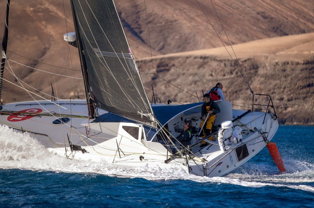 Current leading monohull - Olivier Magre’s Class40 Palanad 3  © James Mitchell/RORC