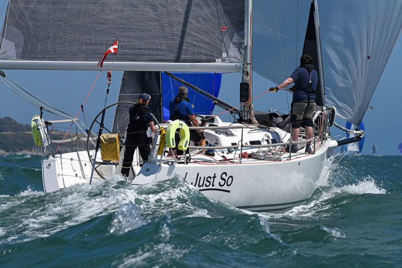 William McGough, racing J/109 Just So Two-Handed will be defending the 2019 Morgan Cup overall win © Rick Tomlinson/RORC