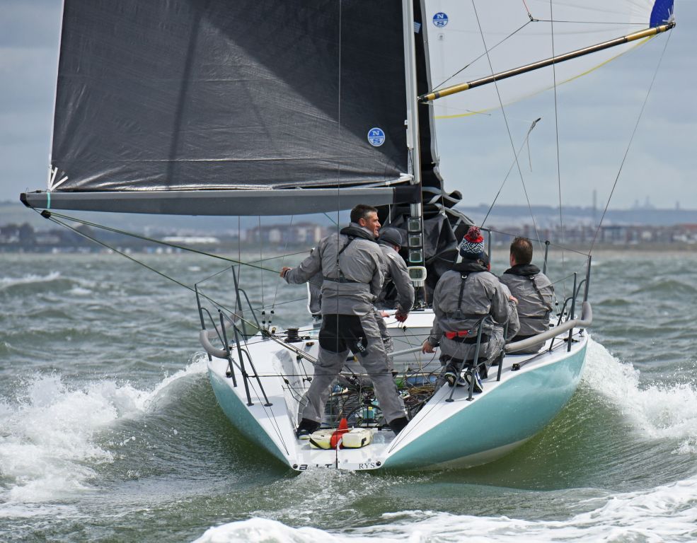 A lively day on the water for the Quarter Tonners, with Sam Laidlaw’s BLT winning the class © Rick Tomlinson / www.rick-tomlinson.com 