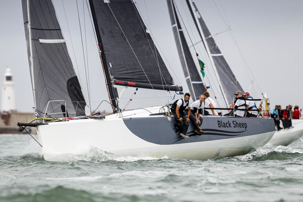 The fourth Rolex Fastnet Race for 2019 RORC Season’s Points Championship winners - Trevor Middleton's Sun Fast 3600 Black Sheep © Paul Wyeth/pwpictures.com