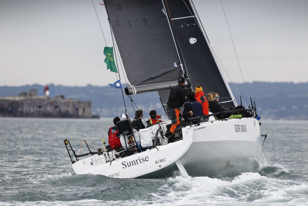 “This really is unbelievable,” commented Tom Kneen after collecting all the silverware at the RORC Annual Dinner and prizegiving for the the winners in the 2021 RORC Season's Points Championship. “Sunrise is a very unique group of people that has done something quite astonishing. © Paul Wyeth