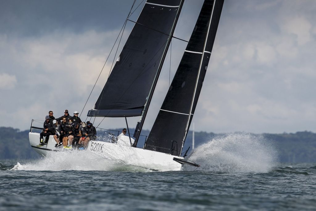 David Collins Botin-designed 52-footer Tala was third overall in IRC and top British finisher in the 2019 Rolex Fastnet Race  © Paul Wyeth/pwpictures.com