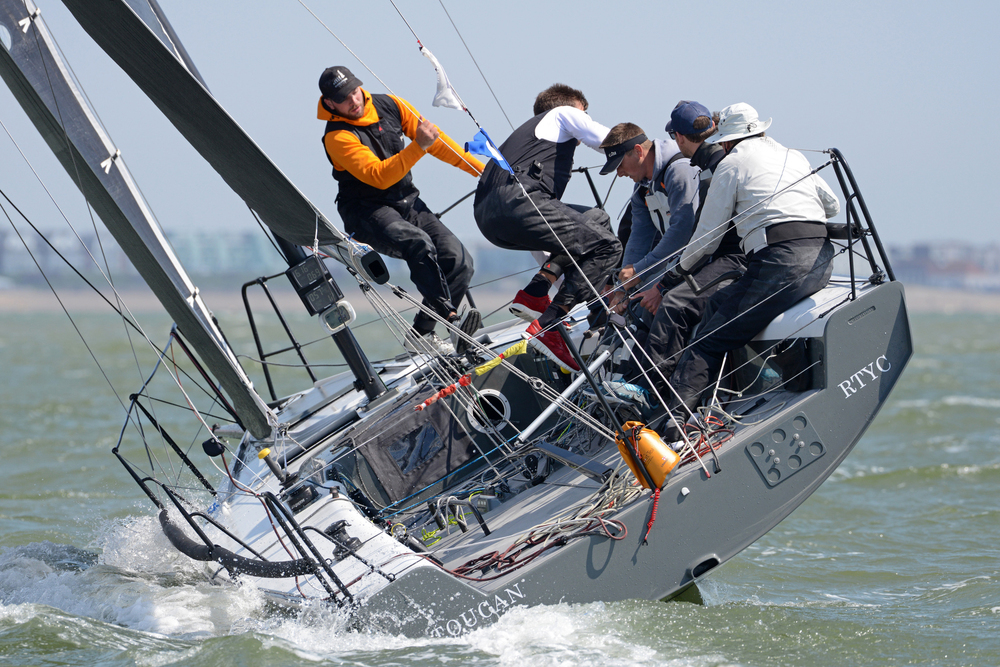 Action on board Glyn Locke’s Farr 280 Toucan competing in the HP30 class © Rick Tomlinson / www.rick-tomlinson.com 