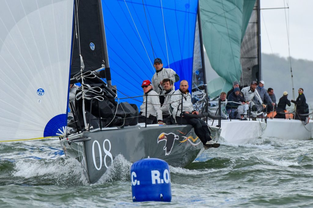 Two bullets on the first day of the Vice Admiral's Cup for Glyn Locke's Farr 280 Toucan © Rick Tomlinson / www.rick-tomlinson.com