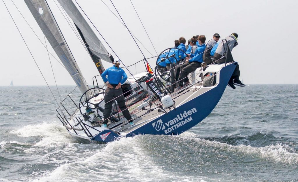 Promoting youth participation - the Youth Rotterdam Offshore Sailing Team on the Ker 46 Van Uden © Van Uden