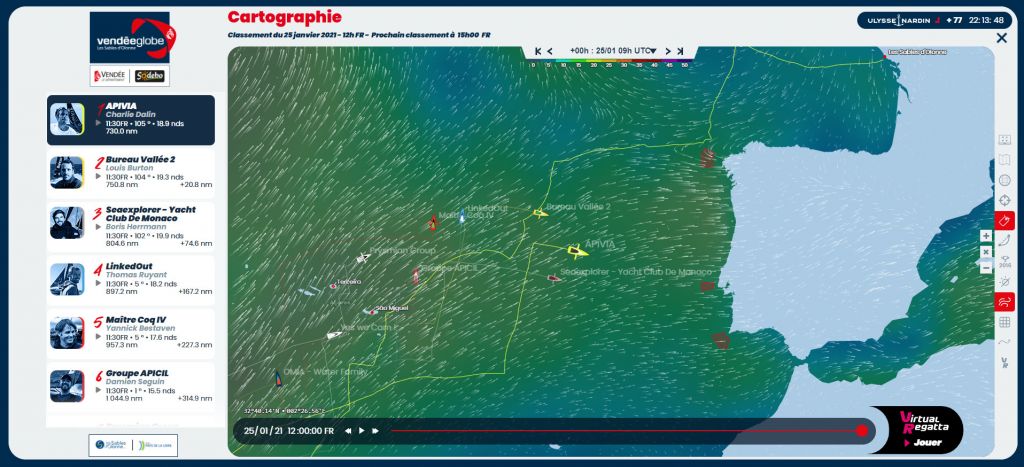 Vendee Globe Race Tracker