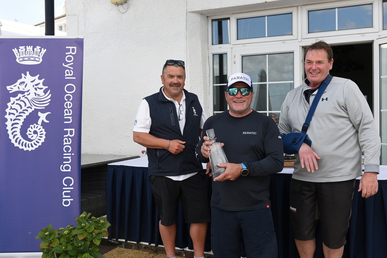 RORC IRC National Championship Awards Sunday 12 June 20221st in IRC2 Fanatic Cape 31 John CoopePhoto Rick Tomlinson