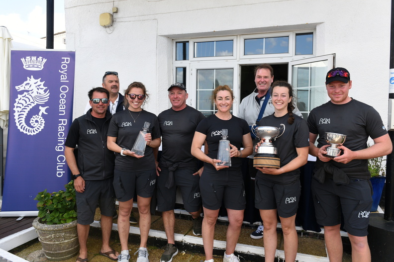 RORC IRC National Championship Awards Sunday 12 June 20221st in IRC1 and overall winner 2022 IRC National Championships RanPhoto Rick Tomlinson