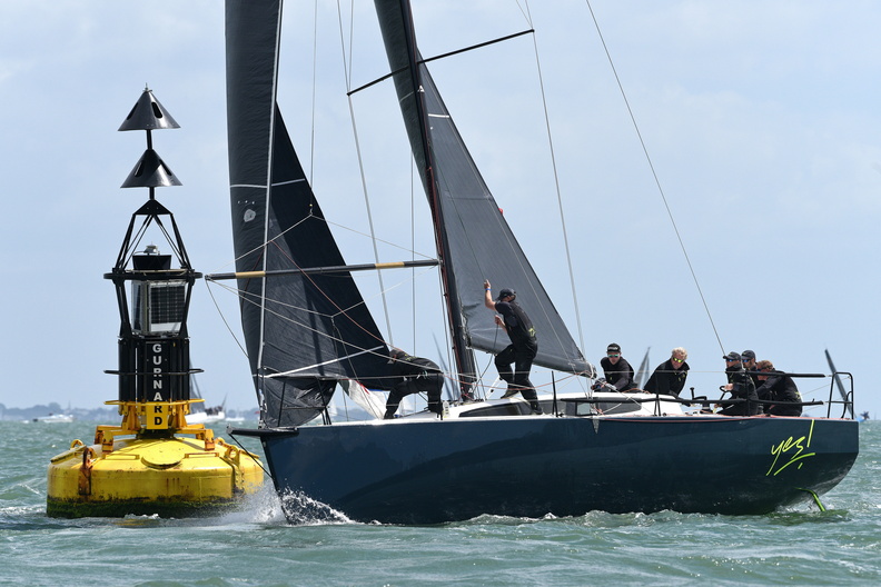 RORC IRC National Championship Day 3 Sunday 12 June 2022Yes at Gurnard Bouy in Race 8Photo Rick Tomlinson