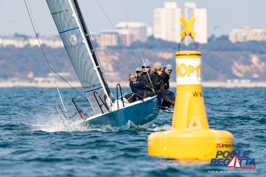 Competitive racing in Poole Bay © David Hardingsrc=