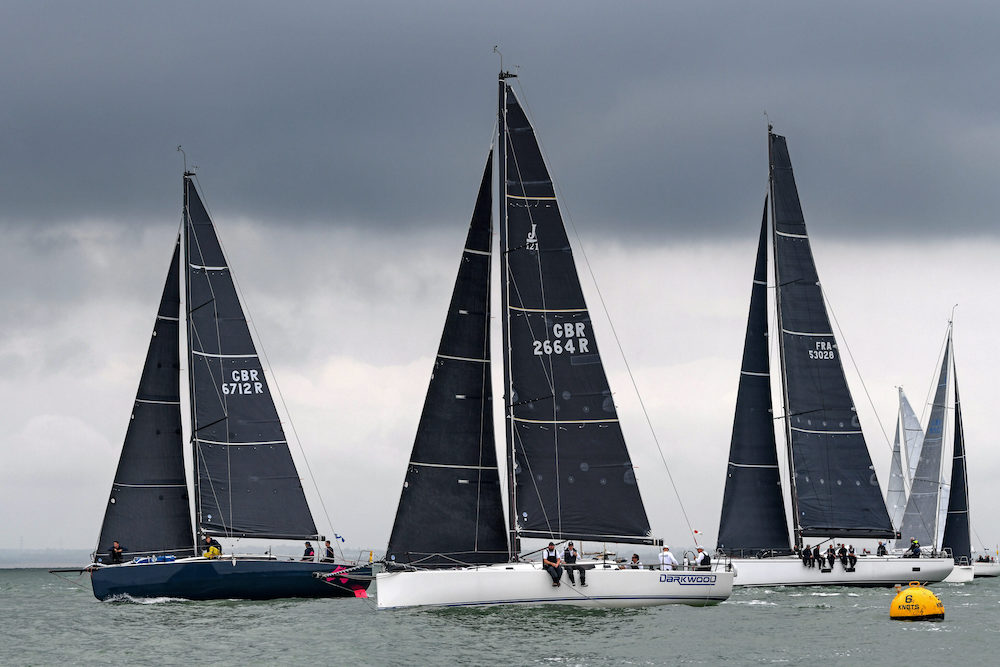 The winner of IRC One for the series will be decided in The Cherbourg Race. © Rick Tomlinson/RORC 