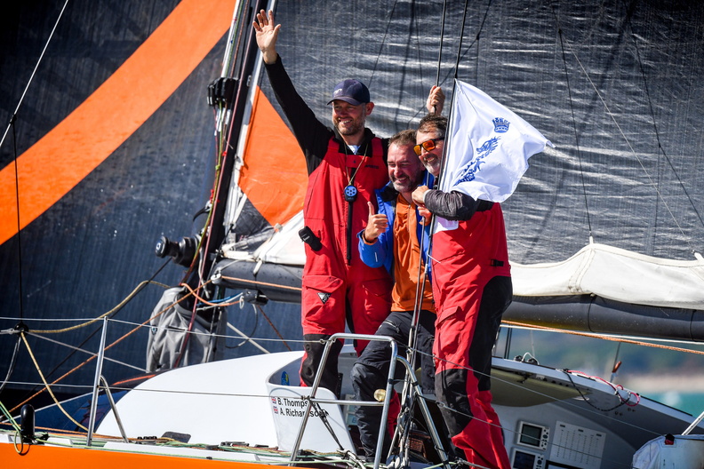 James McHugh’s Tquila won the Class40 Division with Brian Thompson and Alister Richardson © James Tomlinson/RORC
