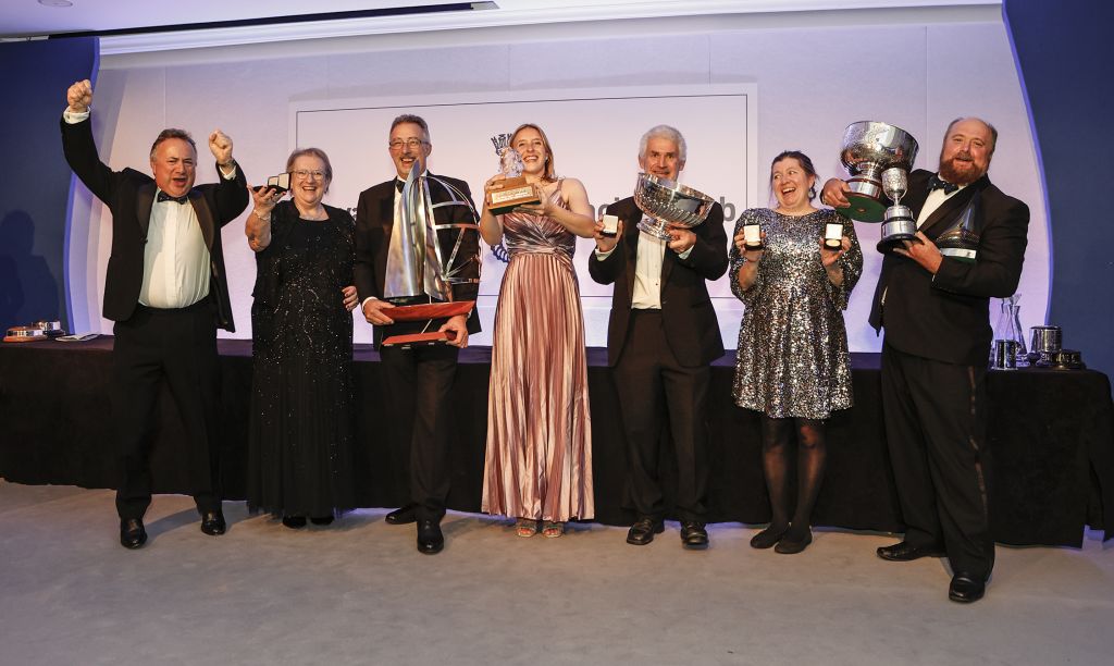 Three cheers for 2022 RORC Yacht of the Year + Season's Points Championship winner:  Richard Palmer - JPK 1010 Jangada (GBR) with co-skippers Rupert Holmes & Jeremy Waitt © Rich Bowen Photography