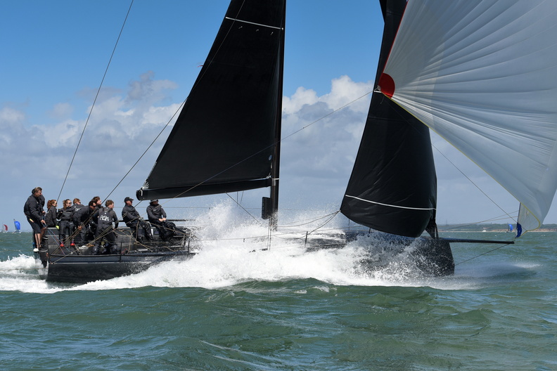 Victory for the overall win in the IRC Nationals was down to the wire, but Niklas Zennström's team on the Carkeek FAST40+ Rán claimed the title by the tiniest amount © Rick Tomlinson/https://www.rick-tomlinson.com