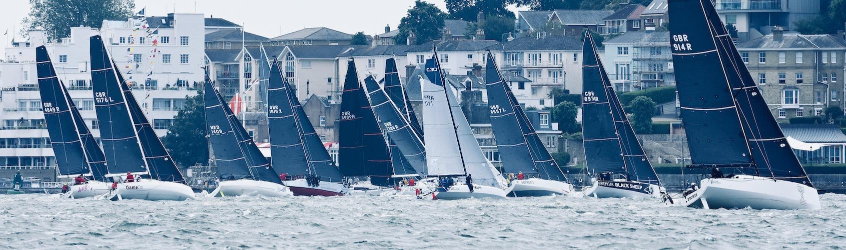 Organised by the Royal Ocean Racing Club in association with the Royal Thames YC, the Royal Dart YC, and the Royal Yacht Squadron. The Salcombe Gin Morgan Cup Race was held in fantastic conditions. Ross Applebey’s Oyster 48 Scarlet Oyster was the overall winner after IRC time correction lifting the Morgan Cup. After a nail-biting finish, the 2024 IRC National Champion is Rob Craigie’s Sun Fast 3600 Bellino, racing with RORC Commodore Deb Fish. © Rick Tomlinson/RORC