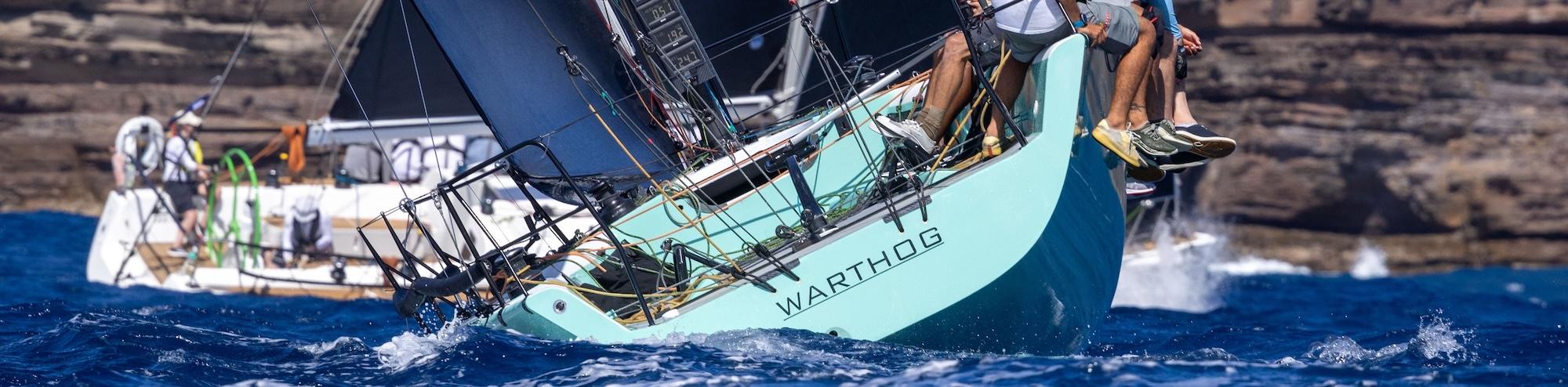 Jim Voss’ RP37 Warthog, skippered by Jules Mitchell and a youth team from Antigua, won IRC Class 2 of the Nelson’s Cup 2025 series © Tim Wright/Photoaction.com