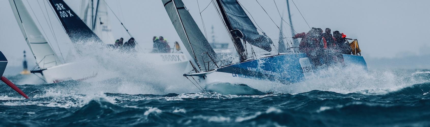 Sunrise wins wild Cowes Dinard St Malo Race © Paul Wyeth/RORC