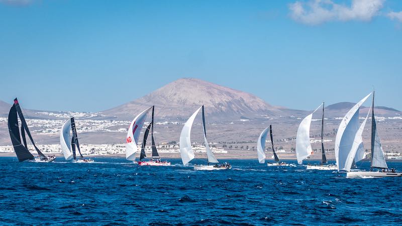 An international fleet in the RORC Transatlantic Race is set to depart Marina Lanzarote on Sunday 8th January for the 3,000 mile race across the Atlantic Ocean © Lanzarote Photo Sport